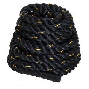 Lynly - Battle Rope Battle Touw 9 meter - battle rope fitness - met handvaten - makkelijk te bevestigen - cardio en spierkracht