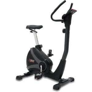 M-460 Hometrainer - Fitnessfiets met lage instap - 8 Manuele trainingsniveaus - Transportwieltjes - Hartslag sensors