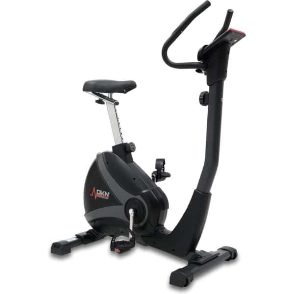 M-460 Hometrainer - Fitnessfiets met lage instap - 8 Manuele trainingsniveaus - Transportwieltjes - Hartslag sensors