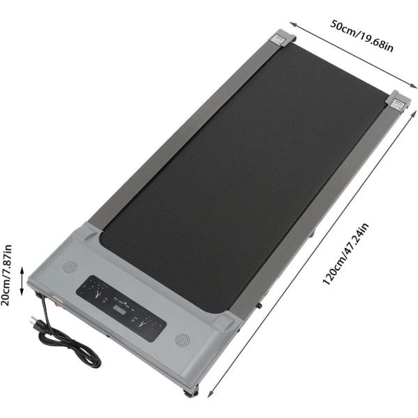 MKSS® Loopband Inklapbaar - Hometrainer Elektrisch - Walking Pad Fitness - Zwart