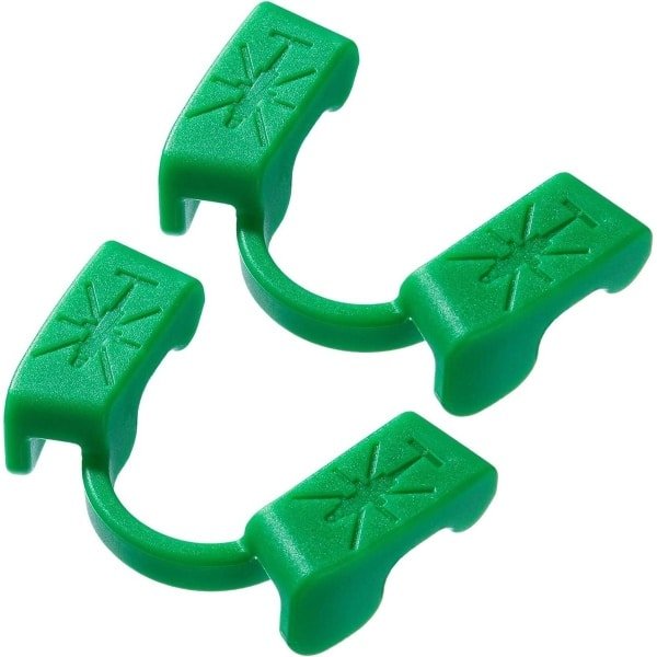 Mondbescherming voor powerlifting en krachttraining - vrij voor praten en drinken - geschikt voor gewichtheffen - 2 stuks groen