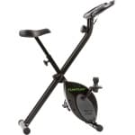 Opvouwbare Hometrainer met 8 Weerstandsniveaus - Verstelbare Fitnessfiets voor Thuisgebruik