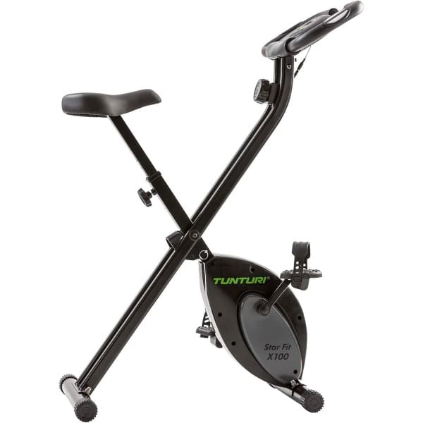 Opvouwbare Hometrainer met 8 Weerstandsniveaus - Verstelbare Fitnessfiets voor Thuisgebruik