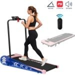 PH Fitness Jogger Pro Loopband - Incline & Handmatige Helling - Opvouwbaar / Inklapbaar - CR-A1F-3 - Pink / Roze - Bluetooth Speaker - Fitshow App - Walking Pad - Loopband voor Thuis - Loopband Fitness