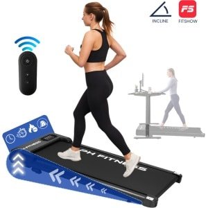PH Fitness Loopband - 8 km/u - Incline & Handmatige Helling - Opvouwbaar / Inklapbaar - CR-B3 - Black / Zwart - Fitshow App - Walking Pad - Loopband voor Thuis - Loopband Fitness