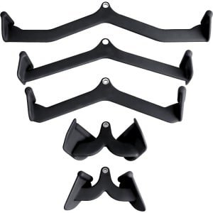 PH Fitness Multi Grip Attachment Set - 5 Grips - Veelzijdige Anti Slip Handvatten voor Lat Pulley & Roeien - Fitness Accessoires met Schuimrubberen Foam Antislip - Ideaal voor Thuisgym & Krachttraining - Roeigrepen - Lat Booster Handles Handgrepen