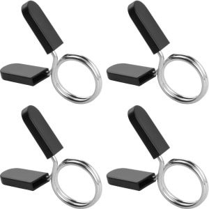 Pack van 4 Dumbbell Clasps - 30 mm - Spring Lock - Dumbbell Clasp - Spring Clasps - Barbell - Barbell Clamps - Barbell Bars - Gewichtheffen - Krachttraining