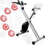 Physionics - Hometrainer - LCD Display - Inklapbaar - F-Bike - Fitnessfiets - Fitnessbike - X-Bike