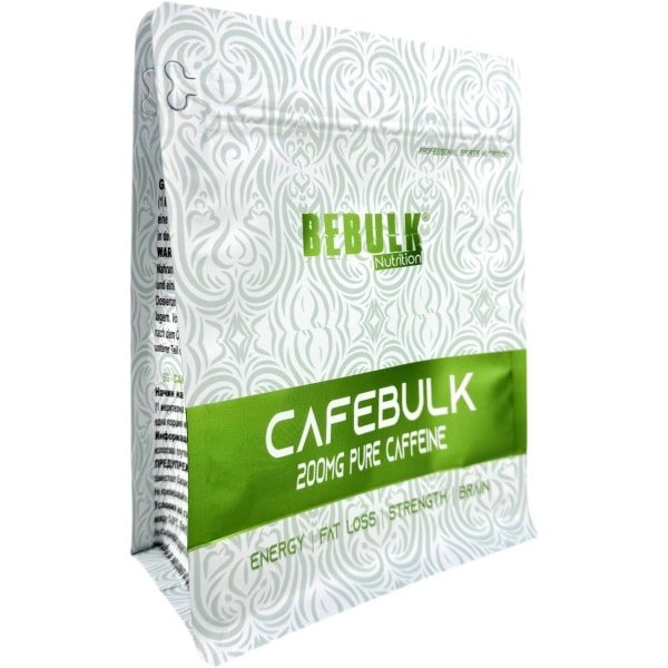 Pre-Workout - Cafeine Poeder - BeBulk Nutrition - 200g Neutraal