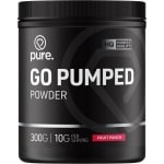 Pure. Go Pumped - Pre-Workout - 300gr - Fruit Punch - cafeïne vrij - sportsupplement - caffeine free