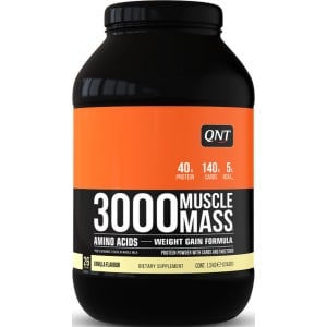 QNT 3000 Muscle Mass (1,3kg) Vanilla - Gewichtstoename - Zonder Creatine