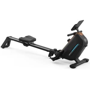 Roeimachine - Magnetische Roeitrainer - Roeiapparaat - Opvouwbare - 16 Niveau Weerstand - Bluetooth Connectie - LCD Display - Elektronische Gripbediening - Max 159kg - Ergonomisch Ontwerp - Thuis Fitnessapparaat - Handmatig Klassiek