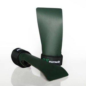 Rxpursuit - No Chalk Pro - Ultra Sticky Fingerless CrossFit Grips - Grips Zonder Gaten - Leertjes - Grips Vingerloos - Army Green