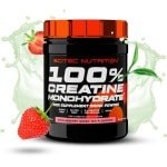 Scitec Nutrition - 100% Creatine Monohydrate (300 gram - Strawberry/Green Tea) - Aardbei - 60 doseringen - creatine poeder - creatine monohydraat