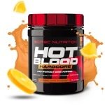 Scitec Nutrition - Hot Blood Hardcore (375 gram - Orange Juice) - Sinaasappel - krachtige pre workout formule - poeder - pre-workout - 30 doseringen