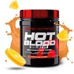 Scitec Nutrition - Hot Blood No-Stim (375 gram - Orange Juice) - Sinaasappel - pre workout zonder caffeine - poeder - pre-workout - 30 doseringen