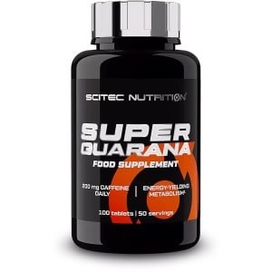 Scitec Nutrition - Super Guarana (100 tabletten) - Neutraal - guarana tabletten - pre workout - energie - focus - caffeine - cafeïne - calcium - pre-workout - 50 doseringen
