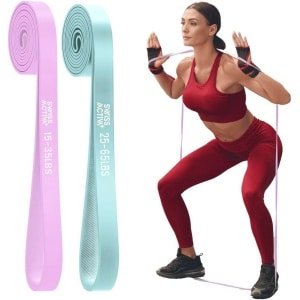 Set Weerstandsbanden voor Dames - Veelzijdige Oefenbanden voor Training, Pilates, Fysiotherapie en Krachttraining