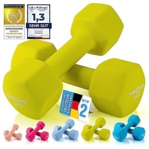 Set van 2 Dumbbells voor Krachttraining en Fitness Thuis