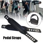Set van 2 verstelbare hometrainer pedaalriemen - Duurzaam en universeel passend