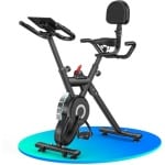 Stille Hometrainer met Magnetische Weerstand voor Thuis - Fitnessfiets met LCD-Display en Tablethouder