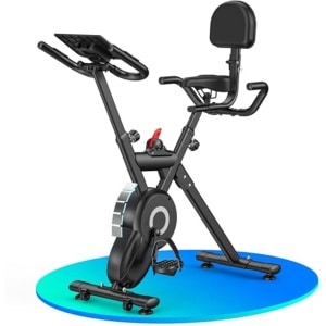 Stille Hometrainer met Magnetische Weerstand voor Thuis - Fitnessfiets met LCD-Display en Tablethouder