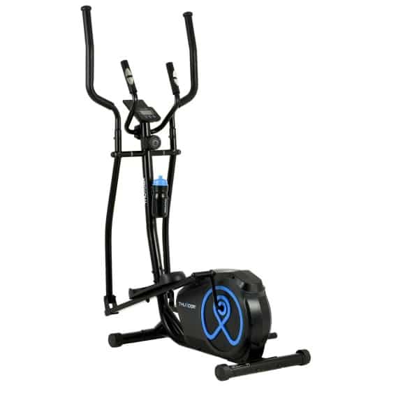 THUNDER® Crosstrainer | SPARKY | Elliptische Trainer | Magnetisch | 8 Weerstandsniveaus | Hartslagsensor | Antislip Pedalen | Stil in gebruik | Transportwielen | Max. 110 kg | Voor Thuisgebruik |