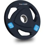 THUNDER® Olympische Gewichtsschijf | OLYMPIC-PLATE-1,25KG | Olympisch massief gietijzer bedekt met antislip rubber | 50mm Boring | Voor Krachttraining & Gym | Antislip & Duurzaam | Per Stuk - Professionele Kwaliteit