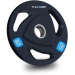 THUNDER® Olympische Gewichtsschijf | OLYMPIC-PLATE-25KG | Olympisch massief gietijzer bedekt met antislip rubber | 50mm Boring | Voor Krachttraining & Gym | Antislip & Duurzaam | Per Stuk - Professionele Kwaliteit
