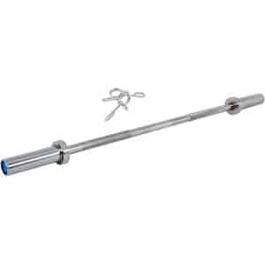 THUNDER® | Rechte Halterstang 150cm | SG-O-150/50 | Olympische Halterstang | 50mm Boring | Voor Krachttraining & Gym | Inclusief Sluitingen | Massief Staal | Duurzaam & Antislip