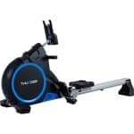 THUNDER® Roeitrainer | ARGO | Elektromagnetische Weerstand | Opklapbaar & Stil | Tot 150kg | 16 Weerstandsniveaus | LCD-scherm | Hartslagfunctie | Transportwielen | Full-body workout voor thuis |