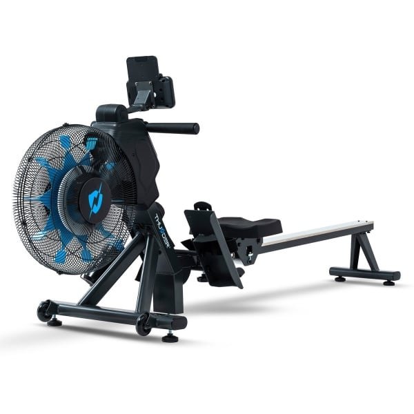 THUNDER® Roeitrainer | FLY | Magnetische + Luchtweerstand | Opklapbaar & Stil | Tot 150kg | LCD-scherm | Hartslagfunctie | Transportwielen | Full-body workout voor thuis |