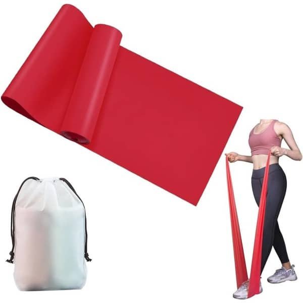 Titel: Allecto Plus - Elastische Fitnessband voor Yoga en Krachttraining, Weerstandsniveaus, Draagbaar