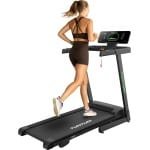 Tunturi Cardio Fit T30 Loopband - Hardloopband met bluetooth - Wandelband - 23 programma's - Inklapbaar - Walking pad - Compact - 0,8 tot 14,0 km/u - EU veiligheid gecertificeerd - Incl Gratis app