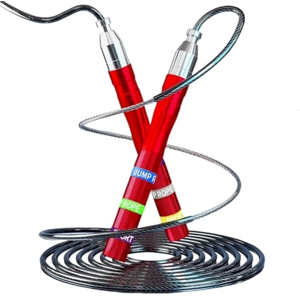 Verstelbaar 360° Springtouw voor Volwassenen - Ideaal voor Fitness, Crossfit, Boksen en Cardio