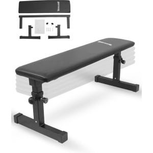 Verstelbare Halterbank voor Krachttraining - Hoogte Verstelbaar van 38 tot 54 cm, Belastbaar tot 200 kg