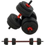 Verstelbare Halterset 25kg - Professionele Krachttraining en Gewichtheffen voor Thuis