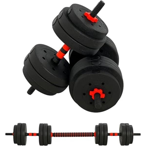 Verstelbare Halterset 25kg - Professionele Krachttraining en Gewichtheffen voor Thuis
