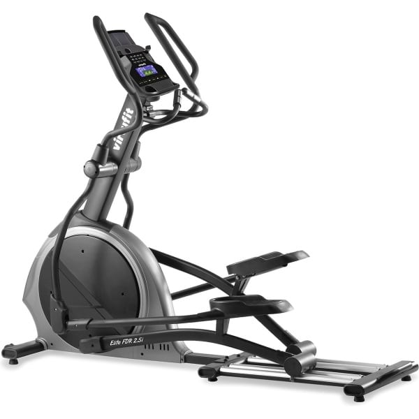 VirtuFit Elite FDR 2.5i Semi-Pro Crosstrainer - 20 programma's - Inclusief Display - Elektronisch - Magnetische weerstand - Ergonomisch ontwerp - Compatibel met fitness apps - Slijtvaste en gelagerde wielen - Borstband mogelijk