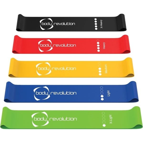 Weerstandsbanden Set van 5 - Oefenbanden met Verschillende Weerstandsniveaus voor Krachttraining en Sportherstel