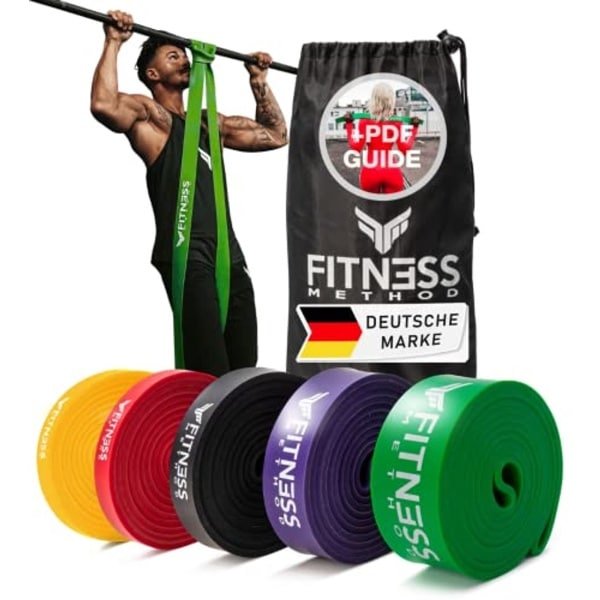 Weerstandsbandenset voor Krachttraining en Thuisfitness - Inclusief Tas en Trainingshandleiding