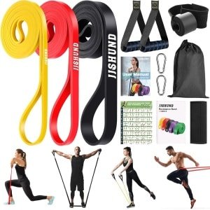 Weerstandsbandenset voor Krachttraining met Handgrepen en Accessoires