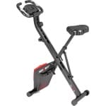 YEE GOO Opvouwbaare Hometrainer Fiets - Fitness Fiets - Spinning Fiets - 16 Niveaus Magnetische Weerstand - Indoorfiets - Hartslagsensoren - in hoogte verstelbaar - LCD-display - houder voor telefoon/tablet - Zwart