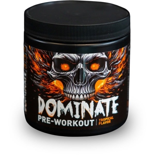 YoungFitNutrition - DOMINATE Preworkout - Tropical - 300 gram (30 doseringen) - Krachttraining - Voedingssupplement