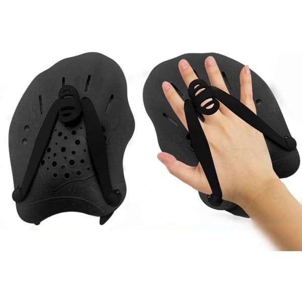 1 paar Power Swim Paddle voor kinderen - Verstelbare zwempeddels - Siliconen peddels - Zwemtrainingspeddels - Waterpeddels Krachttraining - Hulpzwembad-oefenapparatuur Accessoires - Geschikt voor kinderen - Unisex - 18,5x12,5cm