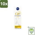 10 x NIVEA - Oogcrème - Q10 POWER - Tegen donkere kringen & rimpels - Voor alle huidtypen - Met Q10 & Creatine - 15 ml - Grootverpakking - NIVEA Oogcrème - Oogcontourcrème - Donkere Kringen - Wallen - Rimpels