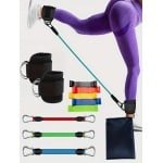 11 Delige Fitness Set met Tas - Weerstandsbanden - Bootybands - Home workout - Krachttraining - Yoga bands - Dames & Heren - Afvallen - Spieropbouw - Hip bands - Gym accessoires - Fitness voor thuis - Glute Workout