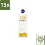 15 x NIVEA - Oogcrème - Q10 POWER - Tegen donkere kringen & rimpels - Voor alle huidtypen - Met Q10 & Creatine - 15 ml - Grootverpakking - Oogcrème - Donkere Kringen - Rimpels - Kraaienpootjes - Q10