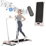 2-in-1 Loopband voor Thuis met Bluetooth & LED-Display - Inklapbare Wandelpad