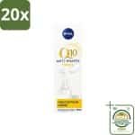 20 x NIVEA - Oogcrème - Q10 POWER - Tegen donkere kringen & rimpels - Voor alle huidtypen - Met Q10 & Creatine - 15 ml - Grootverpakking - Oogcrème - Donkere Kringen - Rimpels - Kraaienpootjes - Q10